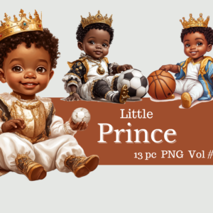 Little Prince Vol #1, Toddler black boy with crown