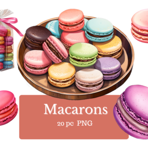 colorful macarons