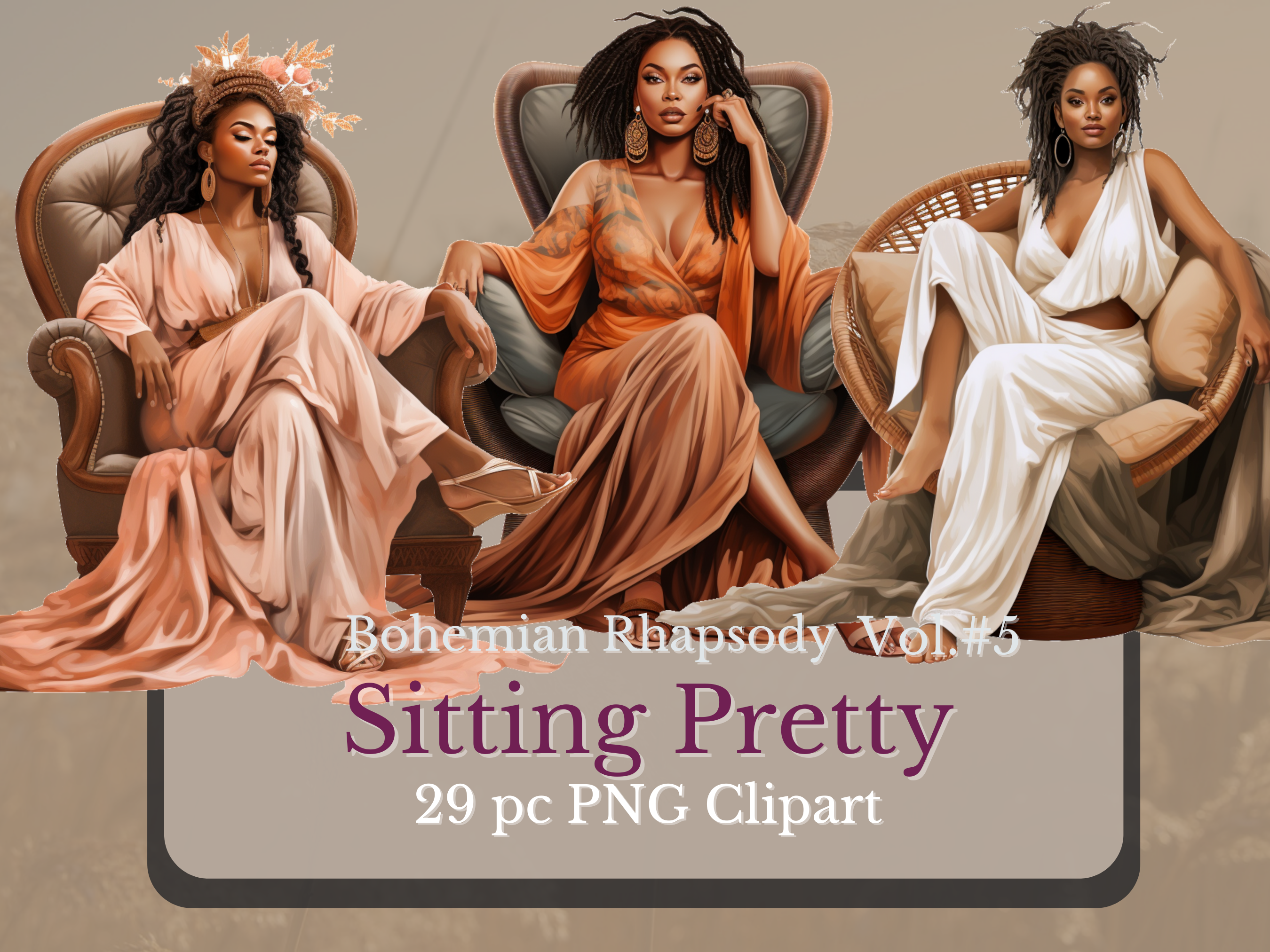 Bohemian Rhapsody - Sitting Pretty clipart Collection