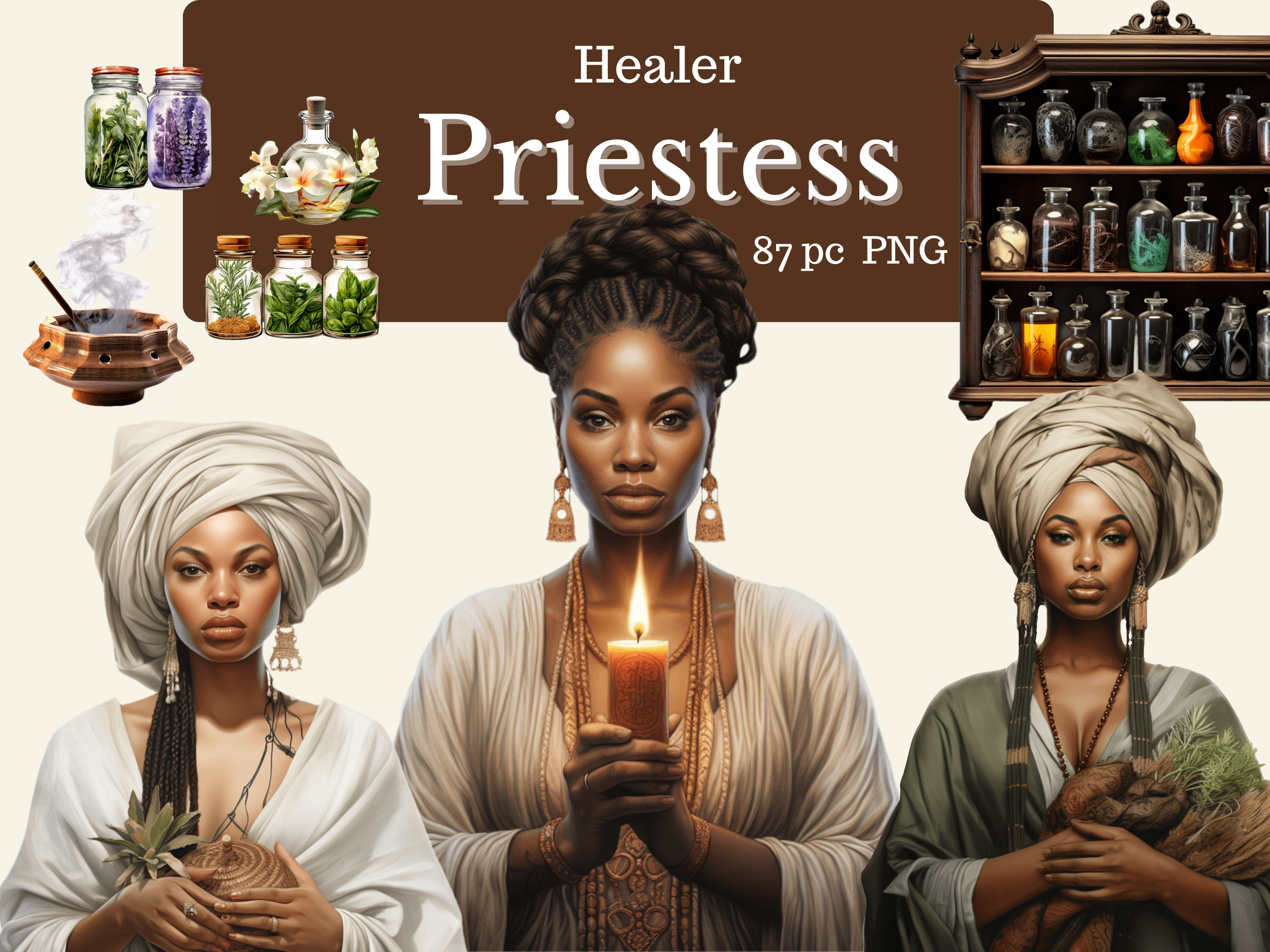 Healer - Priestess Clipart