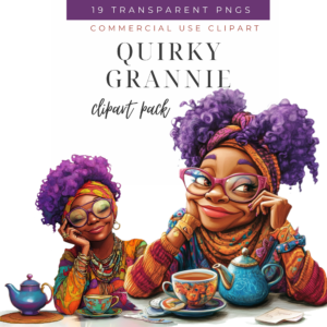 Purple Haired Beauties, Bohemian Grannies