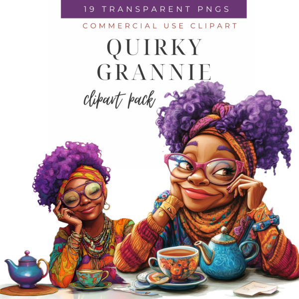 Purple Haired Beauties, Bohemian Grannies