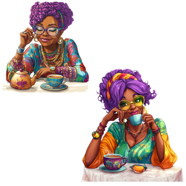 Purple Haired Beauties, Bohemian Grannies - Image 4